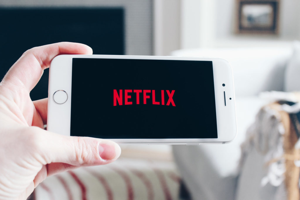 Microservices - Netflix Anwendung auf einem Telefon