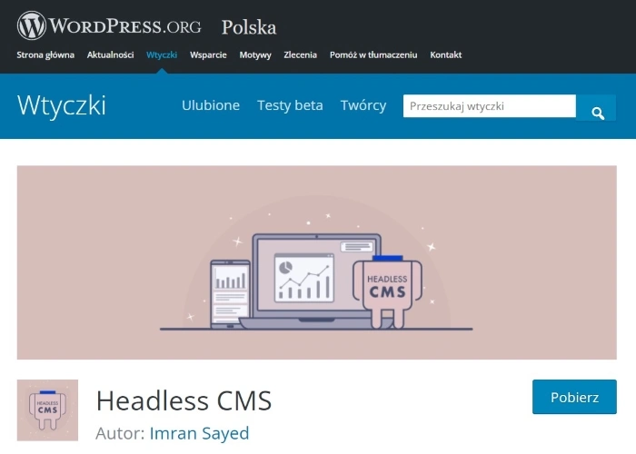 Headless CMS plugin in WordPress