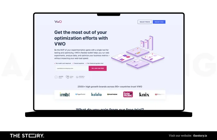 an image of vwo testing tool