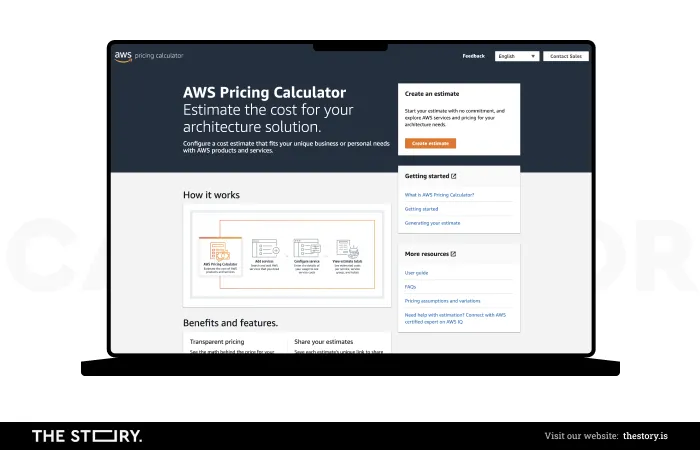 aws pricing calculator website