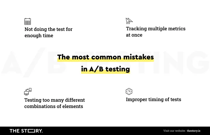 common mistakes in a/b testing