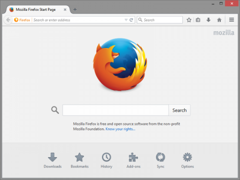 application in django - firefox