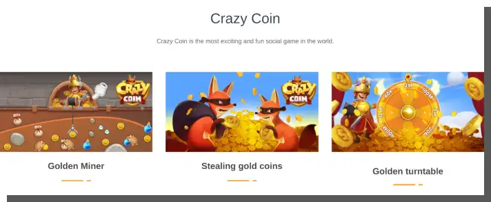 mobile application for children - crazy coin