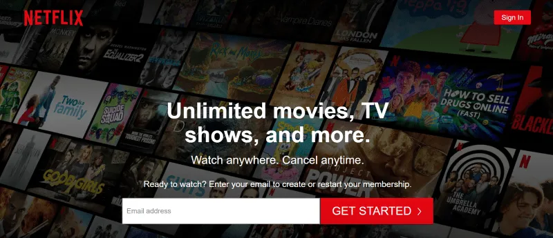 value proposition Netflix