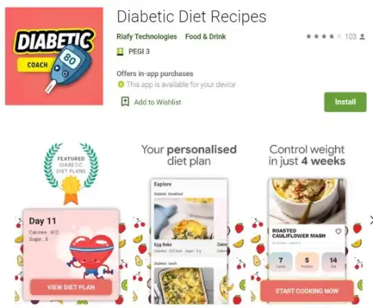 applications for people with diabetes - diabetic coach