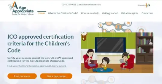 Designing digital products for children - AADC standard