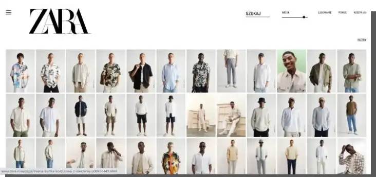 Zara - online store