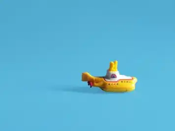 A picture of a toy ship