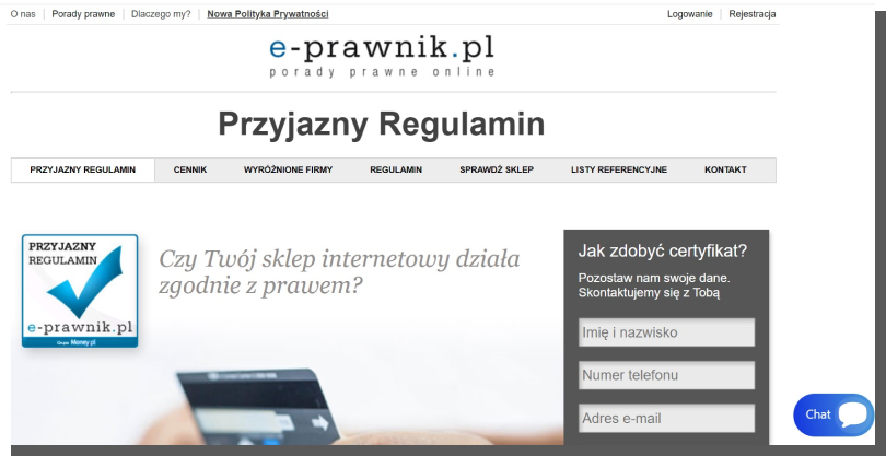 wiarygodna strona internetowa - prawnicy