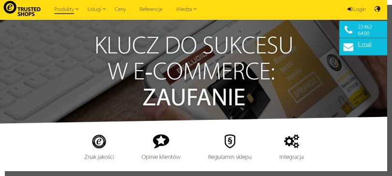 trustmarks - wiarygodna strona www landing page