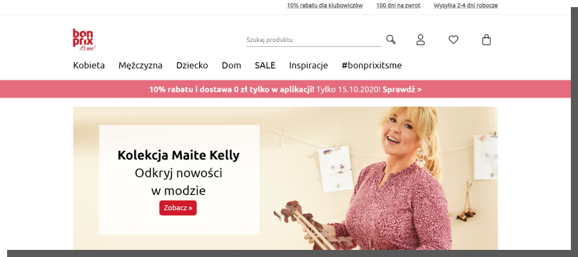 wiarygodność serwisu b2b - bonprix