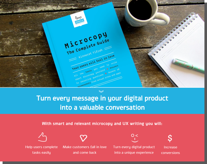 microcopy, ux writing - poradnik