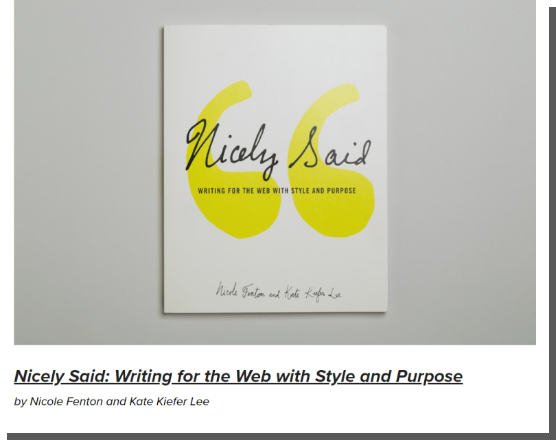 nicely said - ux writing poradnik