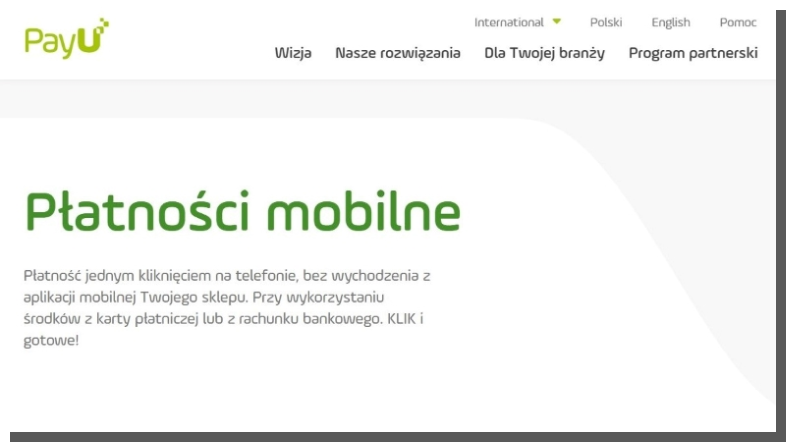 ecommerce płatności mobilne - PayU