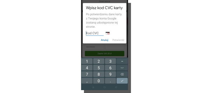 projektowanie formularzy ux - klawiatura numeryczna