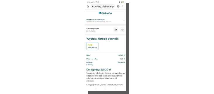 blablacar - projektowanie formularza i interfejsu ux