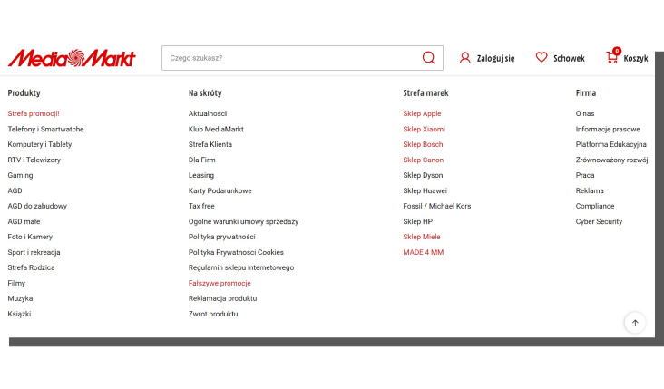 category page design - ux ecommerce