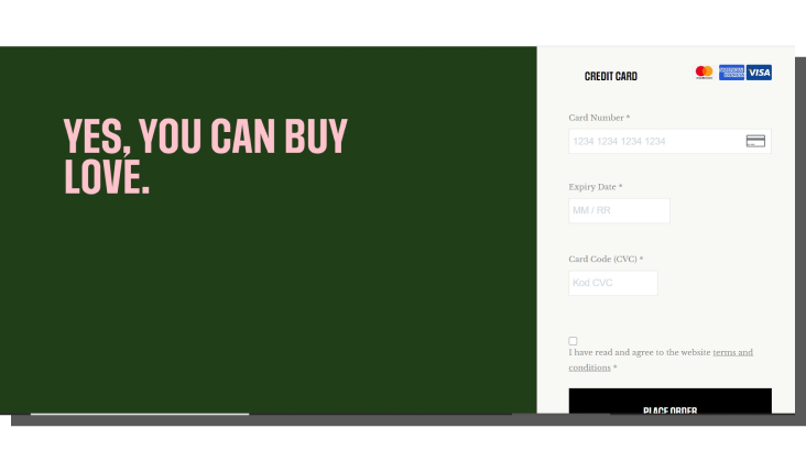 e-commerce ux - zamówienie w sklepie