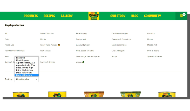 ux e-commerce - kategoryzacja