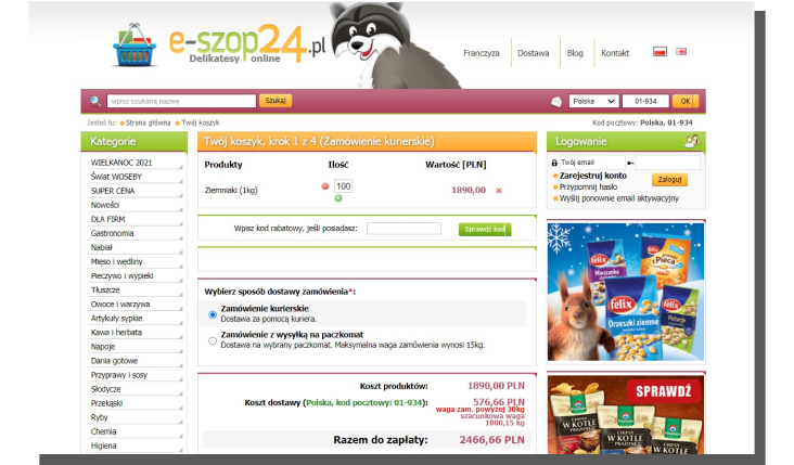sprzedaż e-commerce - produkty trudne do sprzedania