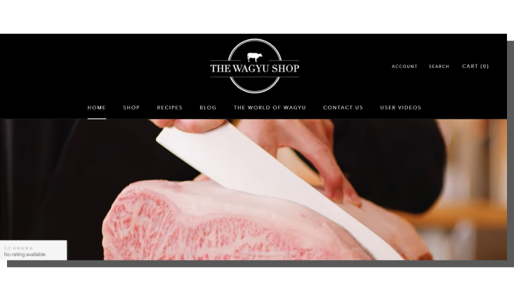 sprzedaż e-commerce - The Wagyu Shop