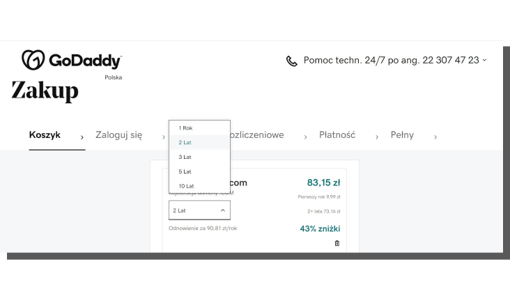 mailing e commerce - godaddy
