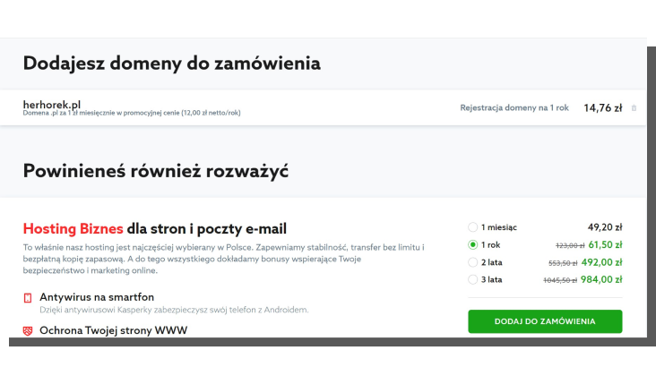 klient w e-commerce - home