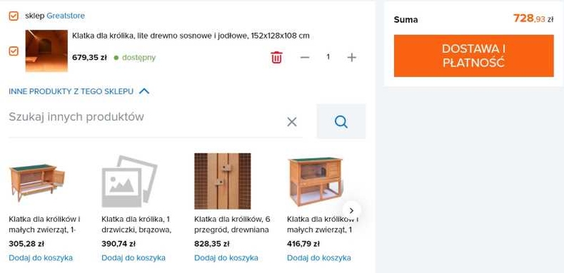 produkty powiązane - optymalizacja koszyka w sklepie internetowym