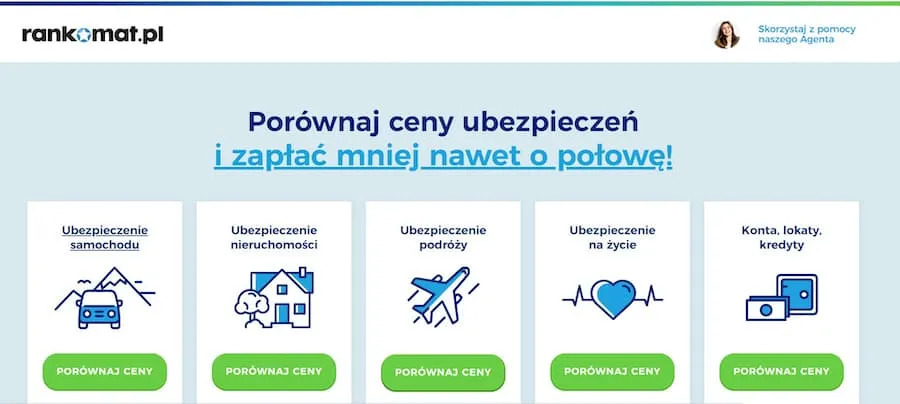 strona landing page - rankomat