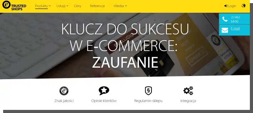 trustmarks - wiarygodna strona www landing page
