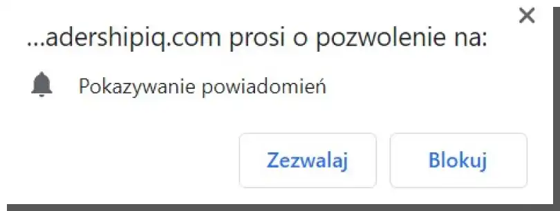interfejs Chrome - alert