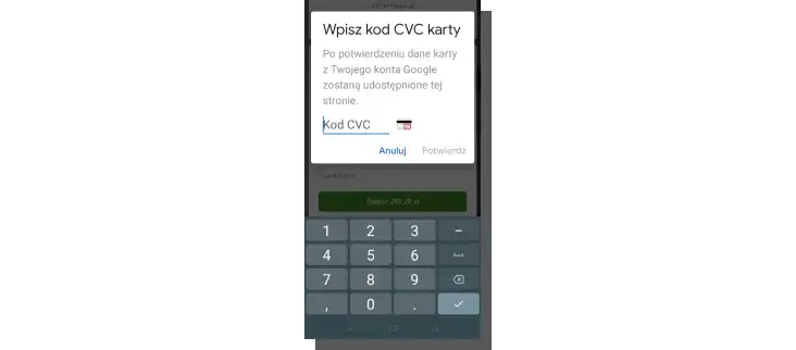 projektowanie formularzy ux - klawiatura numeryczna