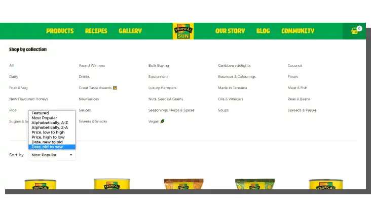 ux e-commerce - kategoryzacja